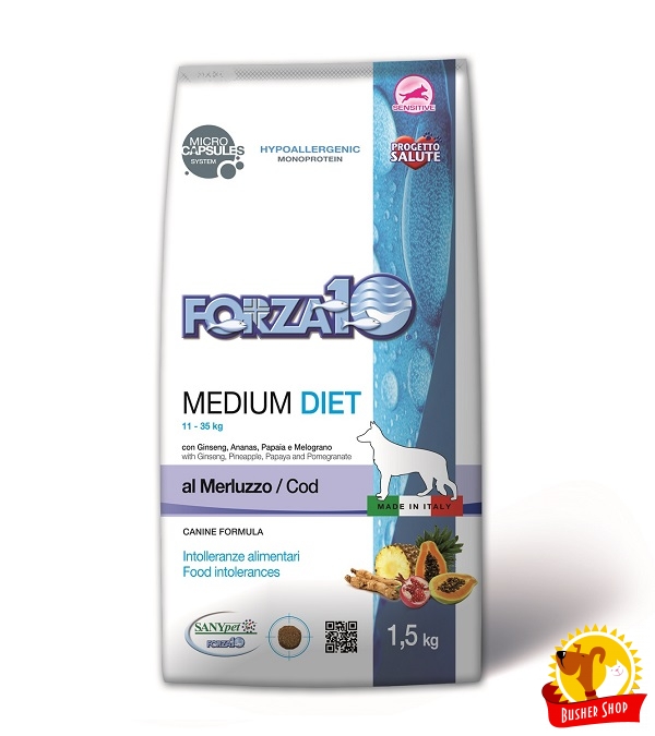 Forza10 Medium Diet (24/11) из трески  12 кг