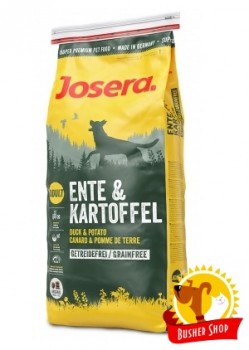 Josera Ente & Kartoffel (24/14) (Утка и Картофель) сухой корм без злаков для взрослых собак 15кг